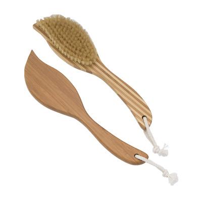 Buy cheap Leaf Shape Head Bamboo Bath Body Brush Natural Bristle Brushes from wholesalers