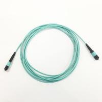 Buy cheap 8F MPO Patch Cable OM3 50/125μM 3.0mm OFNR Aqua For Data Center Infrastructure product