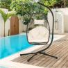 Buy cheap Mail Packing Black Hammock Swing Chair Soft Comfortable For Comfort Relaxation from wholesalers