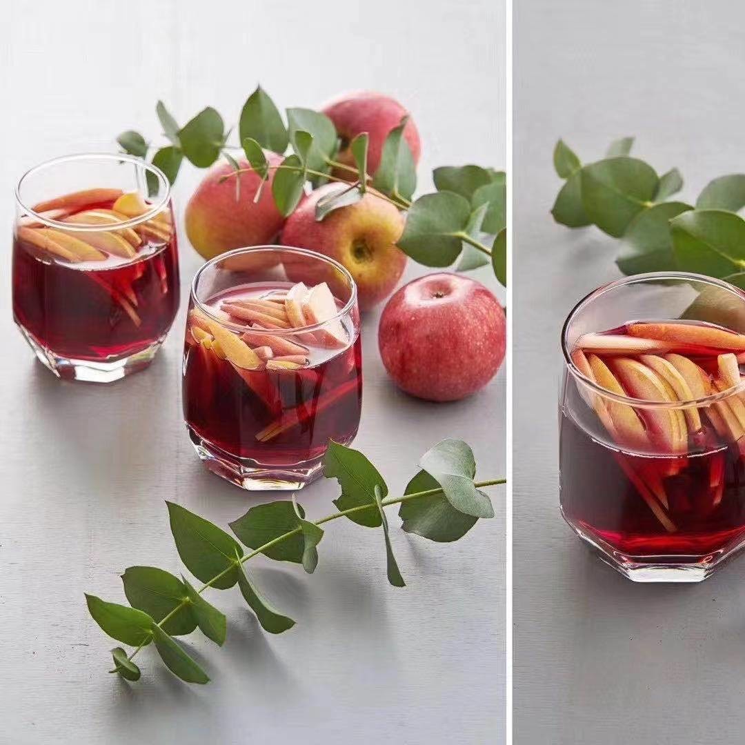 140ml Embossed Highball Wine Modern Cut Glass Tumblers