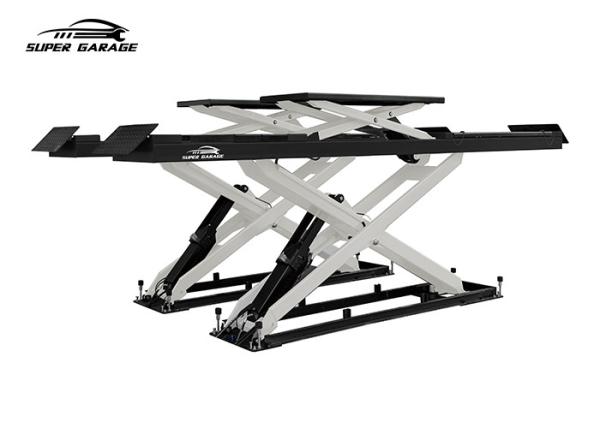Buy cheap In Grounded Full Rise Alignment Scissor Car Lift 2.2kw Motor from wholesalers