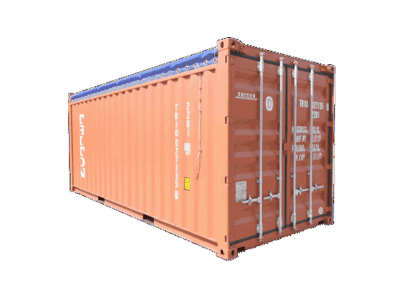 Red Second Hand 20ft Open Top Container For Maritime And Land Transport