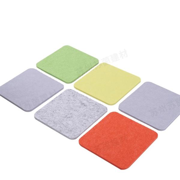 Buy cheap Polyester Fiber Decorative Sound Absorbing Wall Panels 48 Basic Color from wholesalers