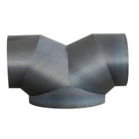 Buy cheap Customized Large Size Butt Welding Alloy Reducing Tee Carbon Steel Pipe Fittings product