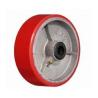 Buy cheap heavy duty cast iron PU caster wheels 4 inch from wholesalers