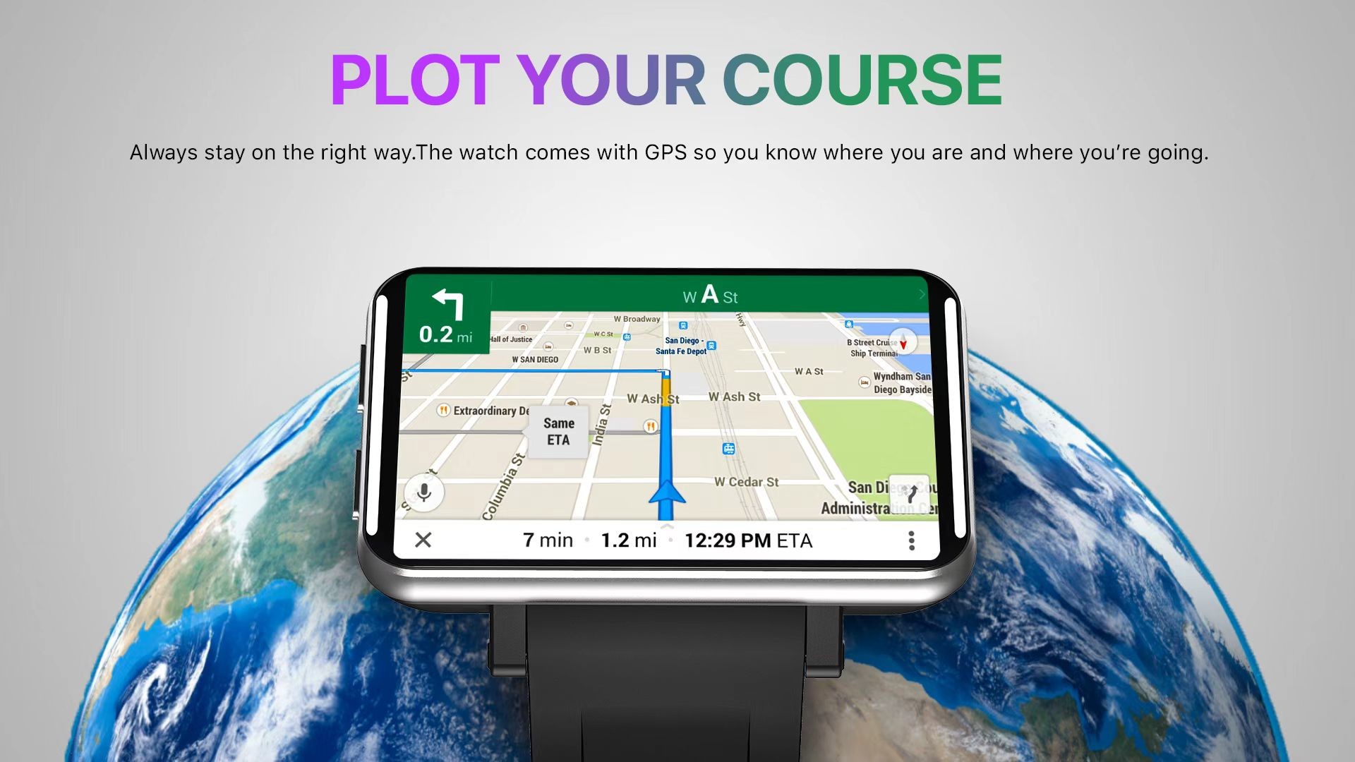 DM100 Smartwatch Sim Card 4G Camera GPS WIFI Smart Watch 500MP HD Camera Battery 2880mah
