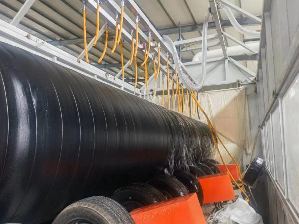 Buy cheap Polyurethane Spraying Prefabricated Insulated Steel Pipe Automatic Production Line from wholesalers