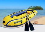 Yellow Beach Tripper PVC Inflatable Boat , Inflatable Rib Boats For Water Sport