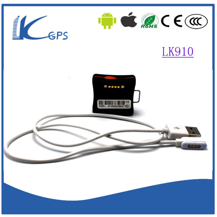 mini personal gps tracker smallest gps gsm tracker Black LK910