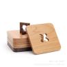 Buy cheap Khaki Beech Wooden Cooking Utensils Custom Insulation Square Wooden Placemats from wholesalers
