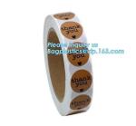 Die Cut Foil stamping, Waterproof Vinyl PVC Custom Logo Sticker Label, matte