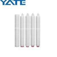 Buy cheap 0.45 Um 20 Inch Pes Membrane Pleated Filter Cartridges For Beer Wine product