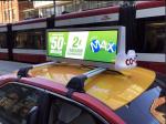P4 P5 P6.67 AC 12-36V Outdoor LED Display for High Brightness Taxi-Top