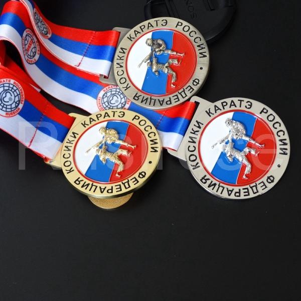 Buy cheap Soft plaque medal production, electroplating black nickel metallic medals custom, skull marks medal from wholesalers