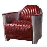 Buy cheap Tomcat 75cm Aviator Leather Sofa Single Antique Real Leather Sofa product