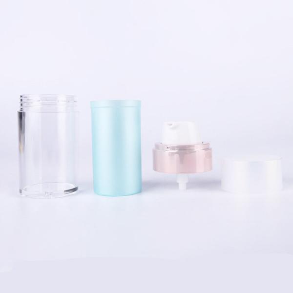 Buy cheap 30ml 50ml Airless Pump Bottle Frosted Inner from wholesalers