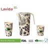 Buy cheap Large Capacity Bamboo Water Jug Environmental Friendly Glass Non - Toxic Easy Cleaning from wholesalers