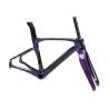 Buy cheap holographic black Small Carbon Road Bike Frame Set XXS for kids from wholesalers