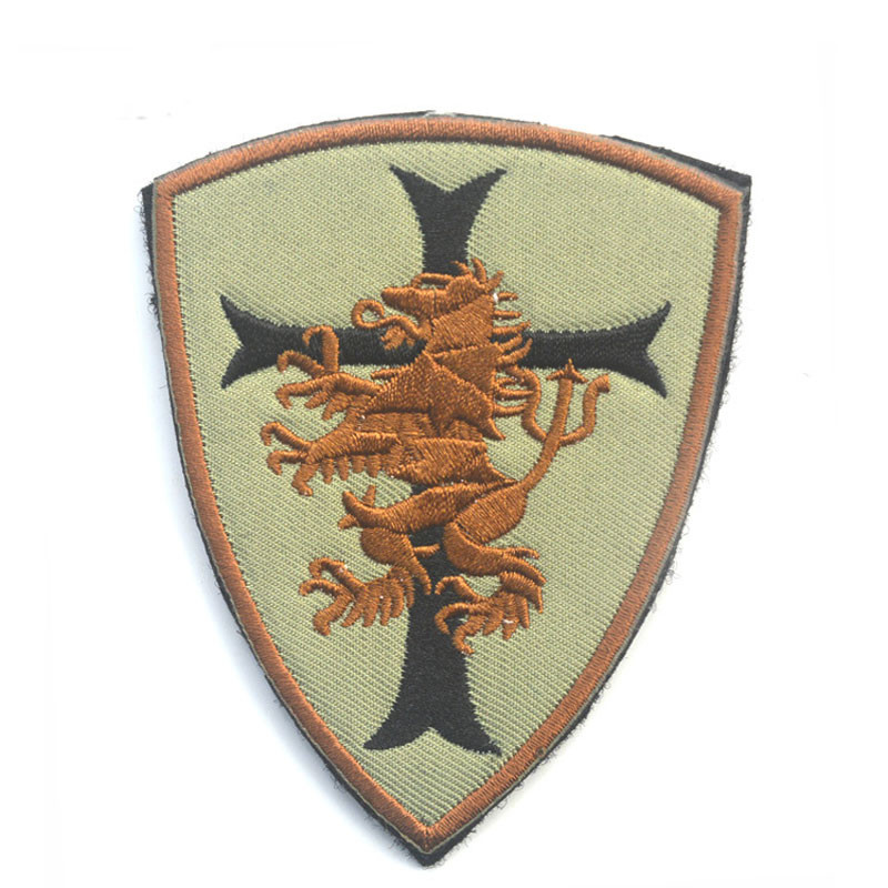 Custom Decorative Clothing Patches Embroidery Armband Fabric Uniform Security Type