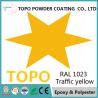 Buy cheap Ceiling Panels Epoxy Polyester Powder Coating RAL 1022 Traffic Yellow Color from wholesalers