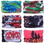 Windproof Fall Hemp Muslim Large Square Plain Face Neck Gaiter