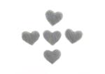 3 Cm Wool Handmade Felt Heart Ball Floral Material For Christmas Decoration