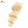 Buy cheap Unprocessed Brazilian Human Hair Bundle Weft And Closure 613 Color Blonde ODM Hair Bundles from wholesalers