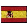 Buy cheap Environmental Friendly Sew On Spain Country Flag Patches 6.2cm Height from wholesalers