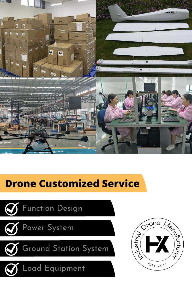 High Weight Lifting 8 Axis UAV Industrial Inspection 3D Mapping 90minute ODM HXN1-B