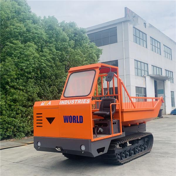 Buy cheap 4WD Agricultural Crawler Tractor Mini Dumper For Fruits Transport from wholesalers