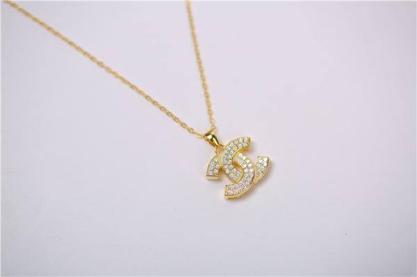 Quality Pendent Long Chain Hip Hop Plated Jewelry Pendant Necklace 18K Gold Plated for Silver + Zircon for sale