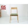 Buy cheap Elegant Upholstered Solid Wood Dining Chairs Corrosion Resistant from wholesalers