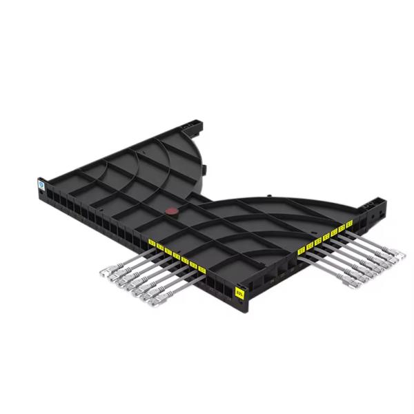 Buy cheap Channel Type Cable Management Tray 24 Port Cable Manager For Data Center Rack / Cabinet from wholesalers