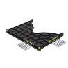 Buy cheap Channel Type Cable Management Tray 24 Port Cable Manager For Data Center Rack / Cabinet from wholesalers