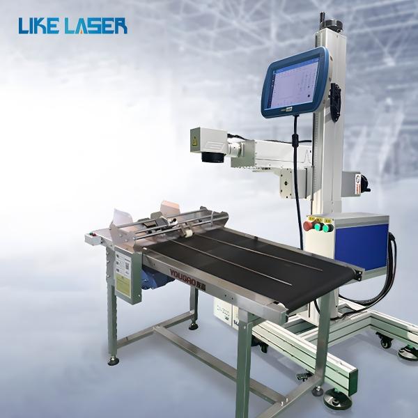 CE Certified High Speed CO2 Laser 30W Flying Laser Marking Machine for Food