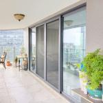 Buy cheap Heat Insulation Balcony Retractable Fly Screen Sliding Door Shock Proof from wholesalers