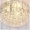 Buy cheap Modern 50 Inch LED Crystal Ceiling Fan Light , Transparent Blade Ceiling Fan With Lights from wholesalers