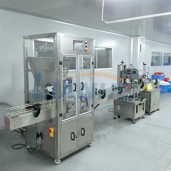 Buy cheap Auto 2 Nozzles Liquid Filling Machine 10-100 Bottles/ Min Leakproof from wholesalers