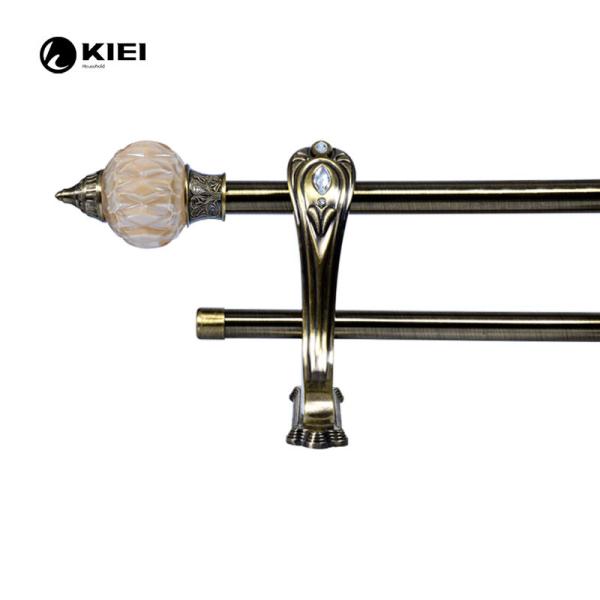 Buy cheap AB 28mm 25mm Classical Metal Pipe Fitting Curtain Rods Aluminium Alloy Bracket from wholesalers