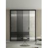 Buy cheap Cloakroom Aluminum Glass Door Frame Narrow Interior Partition Doors from wholesalers
