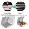 Buy cheap Food Grade Pizza Box Custom Folding Kraft Carton Frozen Food Packaging Box For Pizza Aluminum Foil Insulated Box from wholesalers