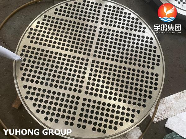 High Strength Steel Baffle And Tube Sheet Used In Heat Exchanger / Boiler / Air