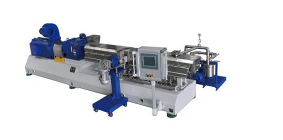 Buy cheap Dual Screw Plastic Compounding Equipment Twin Screw Extrusion Machine from wholesalers