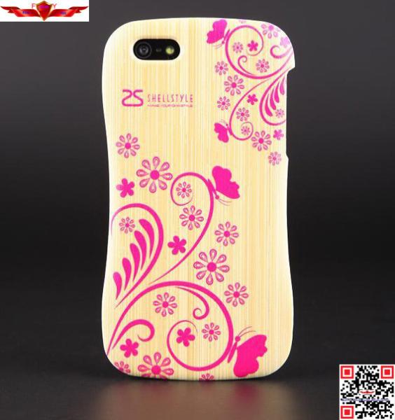 New Fashion Design 3D Printing Flowers Aluminum Bumper Cover Case For Iphone 5