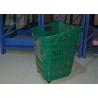 Buy cheap PP Rolling Supermarket Shopping Basket / Cart With Four Wheels 435 * 420 * 550mm from wholesalers