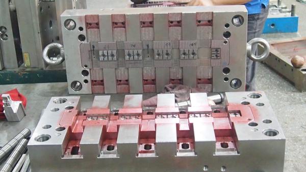 Buy cheap PA66 Electric Injection Molding Support Bar Custom Molded Plastics 300000shots from wholesalers