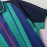 Buy cheap Retro Polyester V Neck Red Blue Soccer Jersey Quick Dry from wholesalers