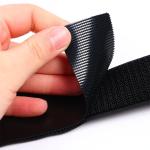 Width 10mm-350mm Injection Hook Black White Commercial Velcro Tape