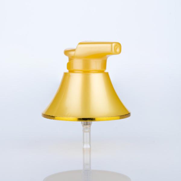 Buy cheap 20/410 Gold Fan-shaped Lotion Pump Head for Shower Gel Bottles and Shampoo Bottles for Bathing Skincare and Haircare from wholesalers