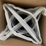 Notched Painting Balcony Cloth Hanger , 2.3 Mm Wire Coat Hangers For Dry Cleaner